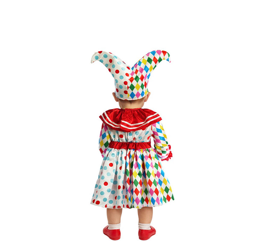 Disfraz de Arlequina Colores para bebé-B