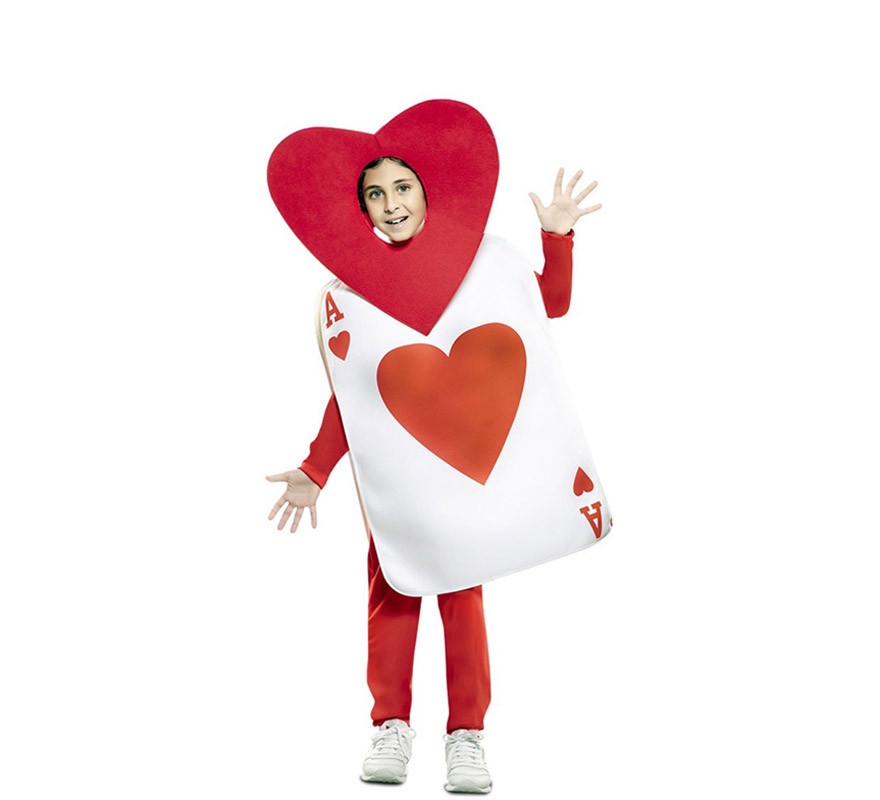 Herz-Ass-Kostüm für Kinder-B