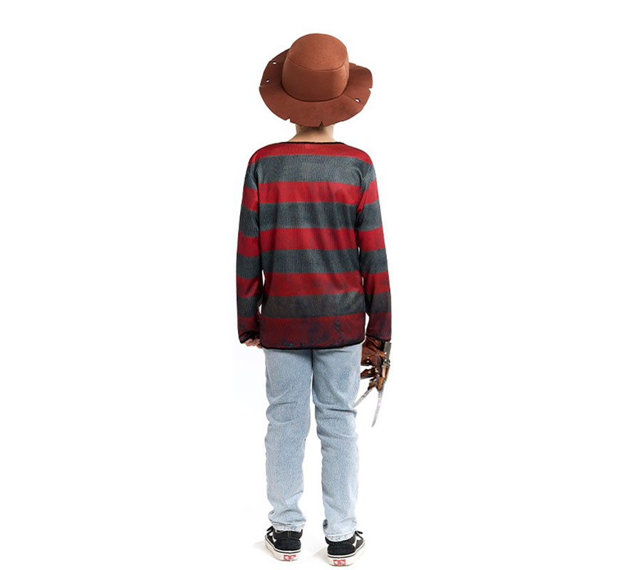 Nightmare Killer Costume with Hat for Boys-B