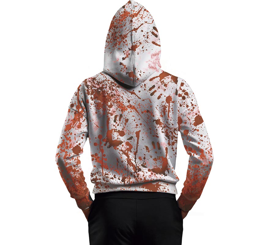 Fato de Assassino Sangrento com Moletom e Máscara para Adultos-B