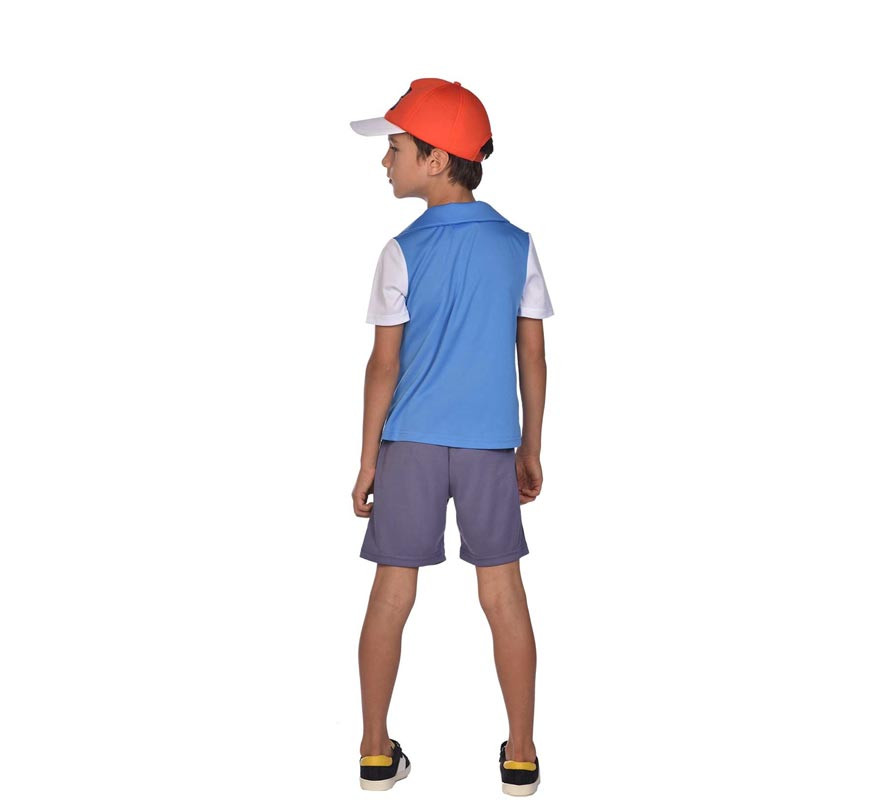 Costume Pokémon Scorbunny Per Bambini, Tuta Unisex Con Cappuccio, Licenza Ufficiale, Taglie 4-6, 7-8, 10-12 Anni