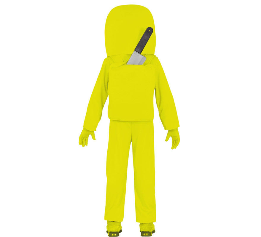 Disfraz de Astronauta Impostor Amarillo para adolescentes-B