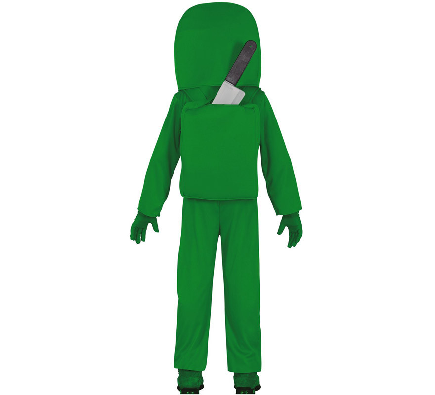 Disfraz de Astronauta Impostor Verde para adolescentes-B