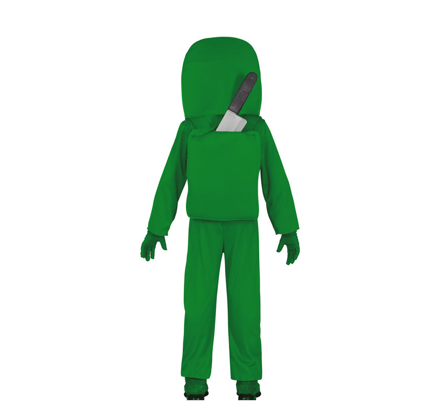 Disfraz de Astronauta Impostor Verde para niños-B