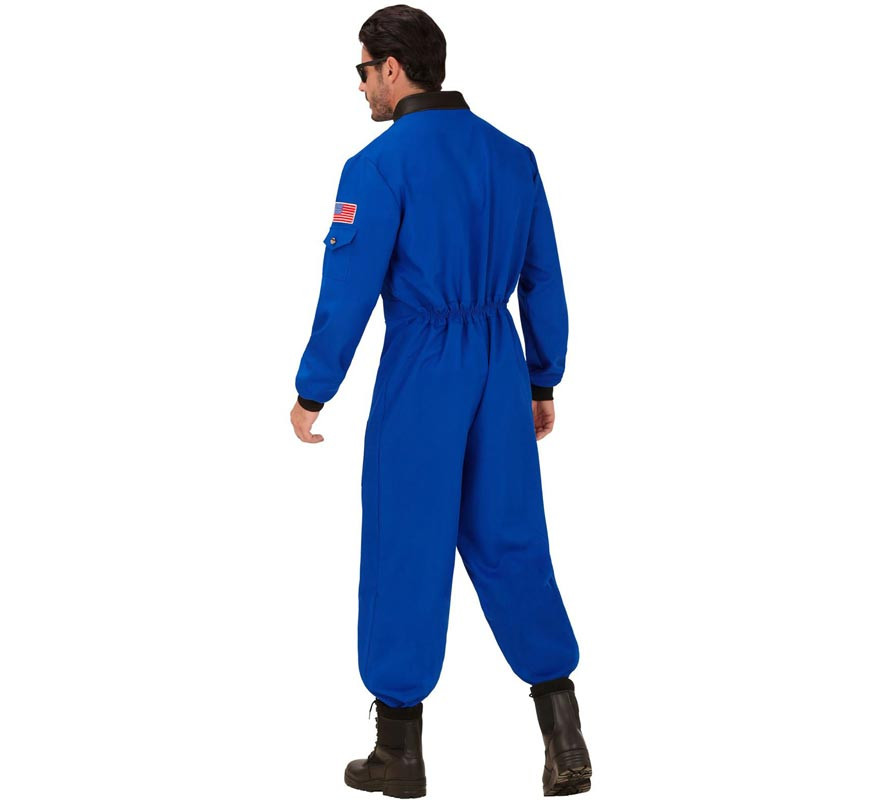 Costume da astronauta spaziale blu per uomo-B