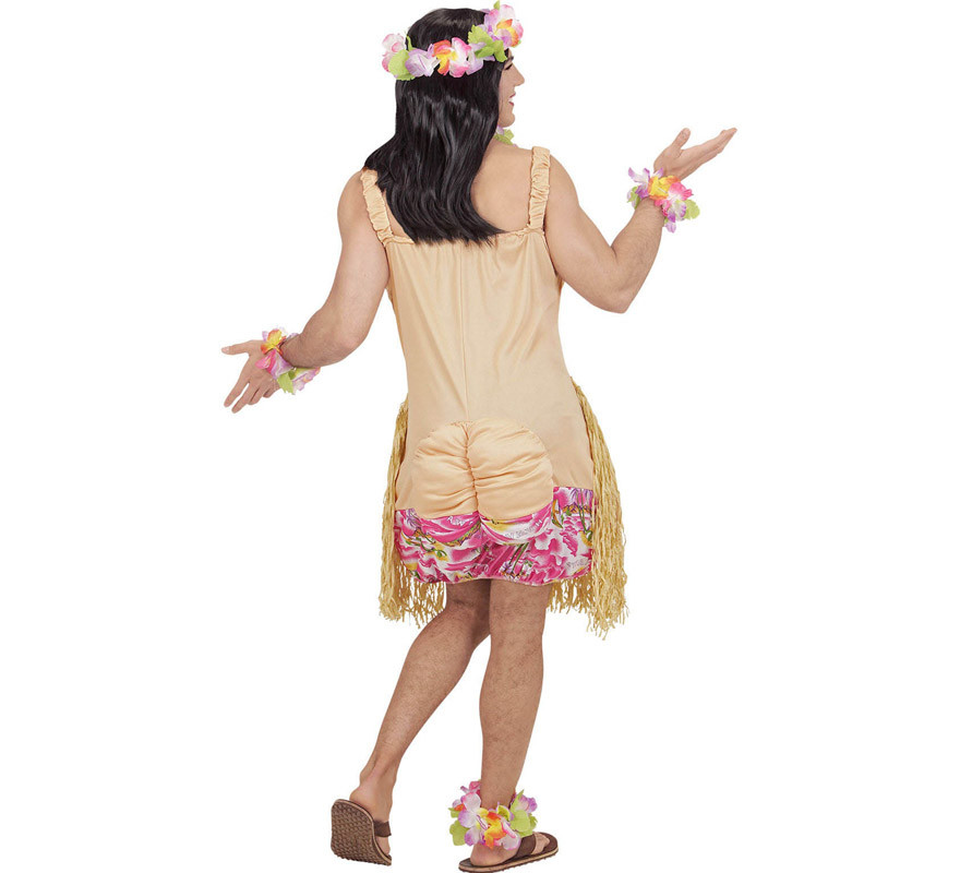 Disfraz de Belleza Hawaiana con Falda para hombre-B