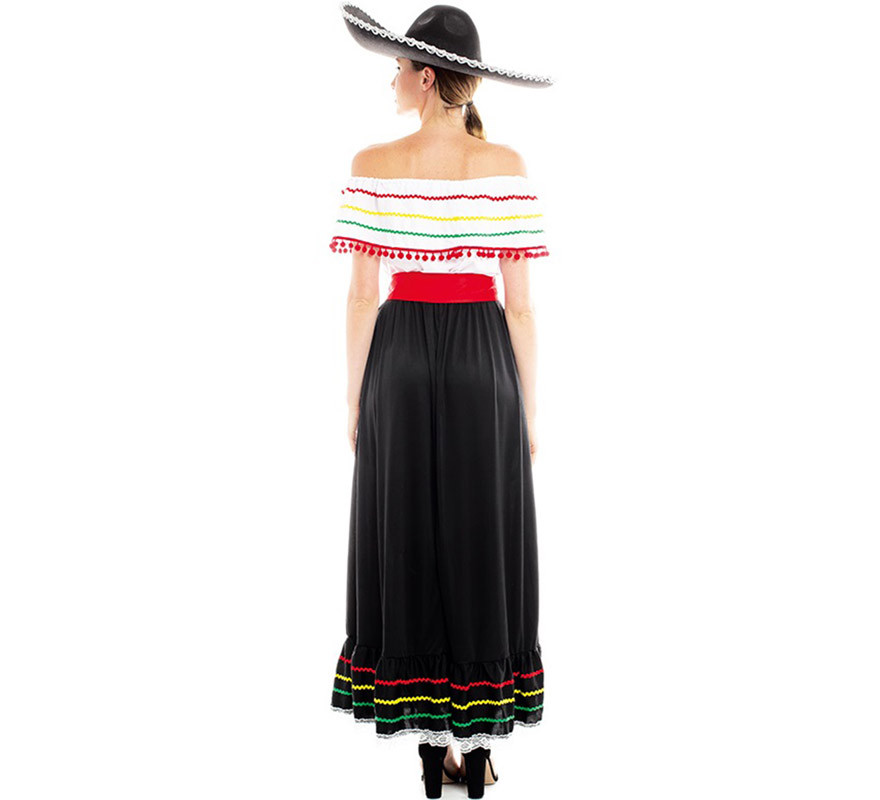 Déguisement beauté mexicaine avec jupe femme-B