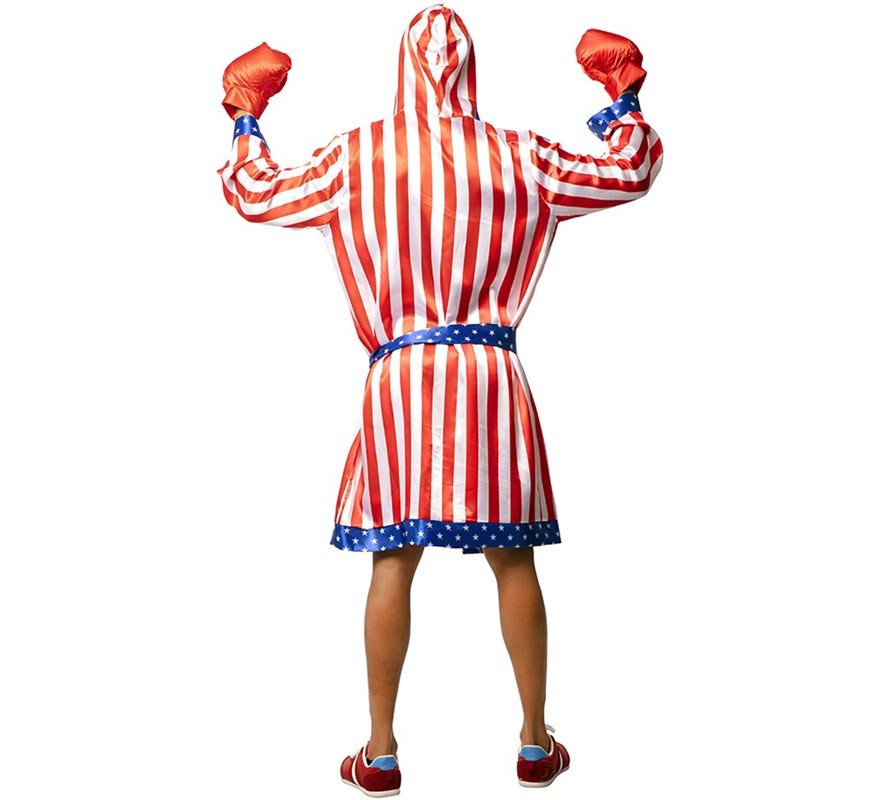 USA Professional Boxer Costume with Belt for Men-B