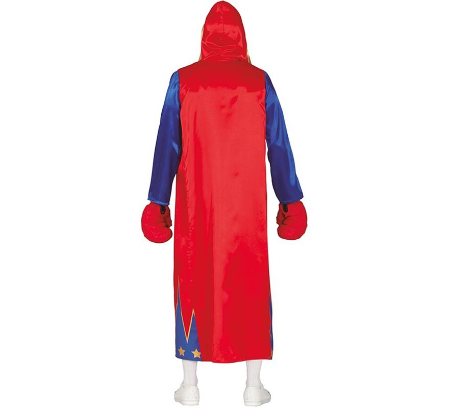Disfraz de Boxeador Rojo y Azul para hombre-B