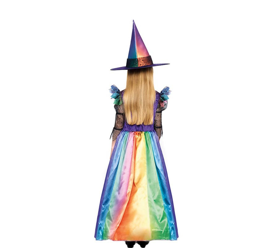 Costume da strega colorato per bambina-B