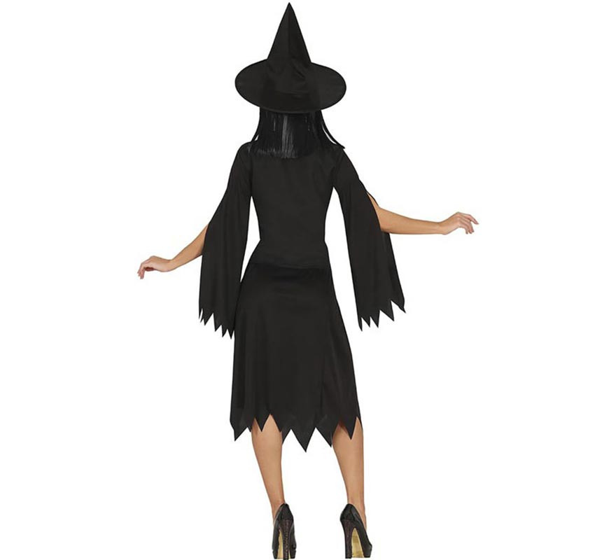 Disfraz de Bruja de Salem oscura para mujer-B