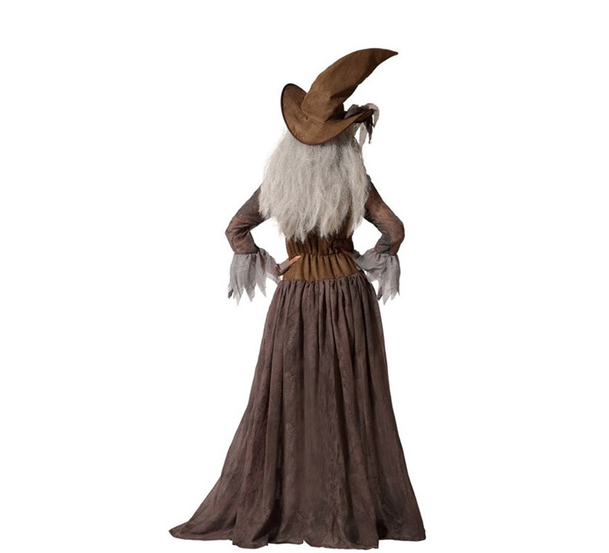 costume da strega donne marrone foresta-B