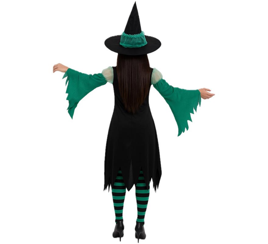 Disfraz de Bruja Esmeralda verde para mujer-B