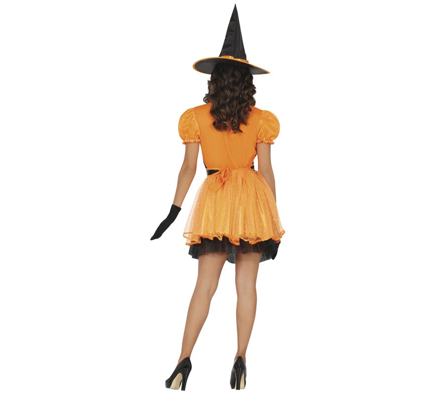 Orange Witch Costume for Women-B