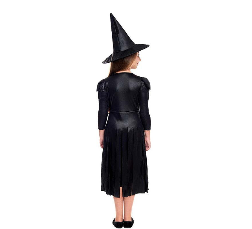 Costume classico da strega nera per ragazza-B