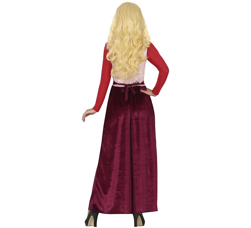 Costume da strega rossa per donna-B