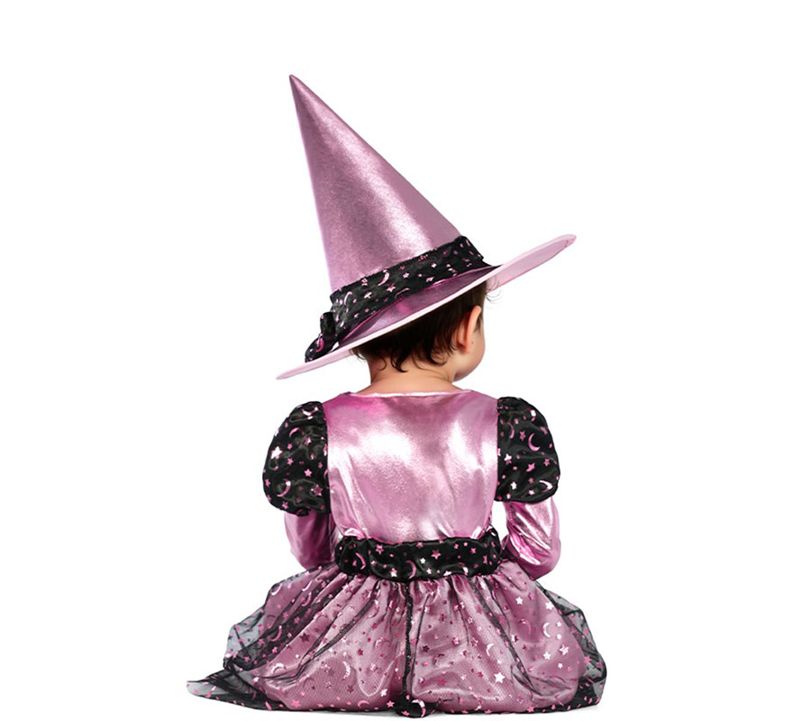 Pink witch costume for babies-B