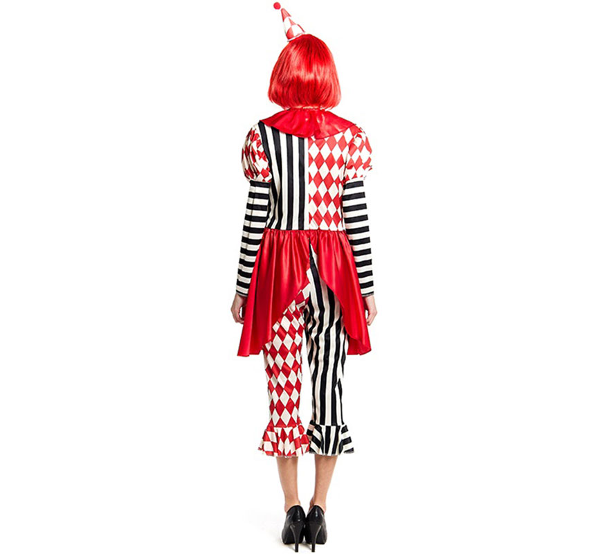 Macabre Jester Costume for Women-B