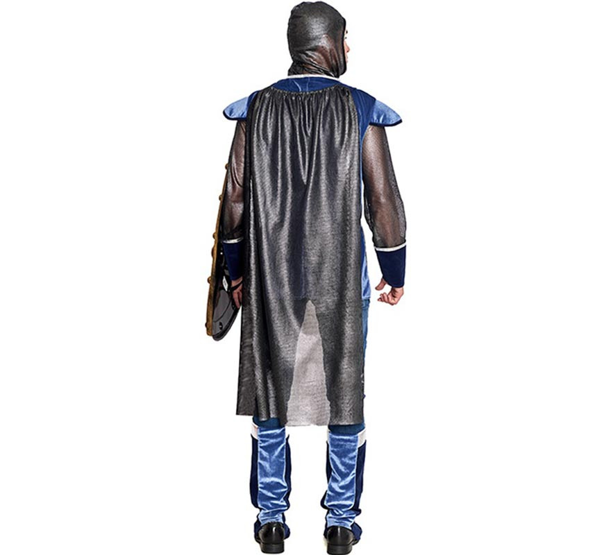 Costume da cavaliere medievale blu scuro per uomo-B