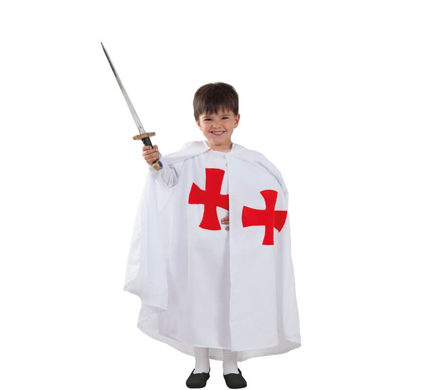Desesperado Excavación Analgésico Disfraz de Caballero Templario para niño