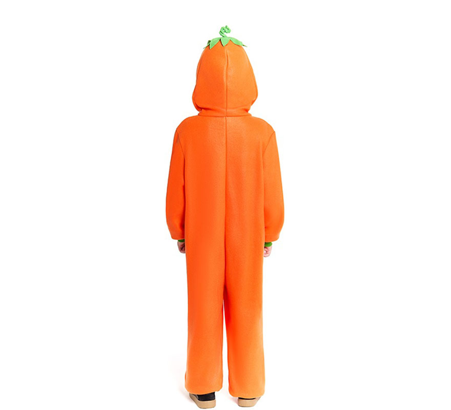 Fato de abóbora sorridente para meninos-B