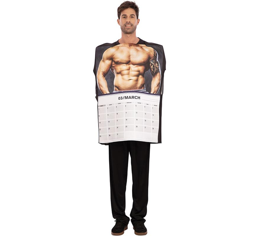 Traje de calendário sexy masculino-B