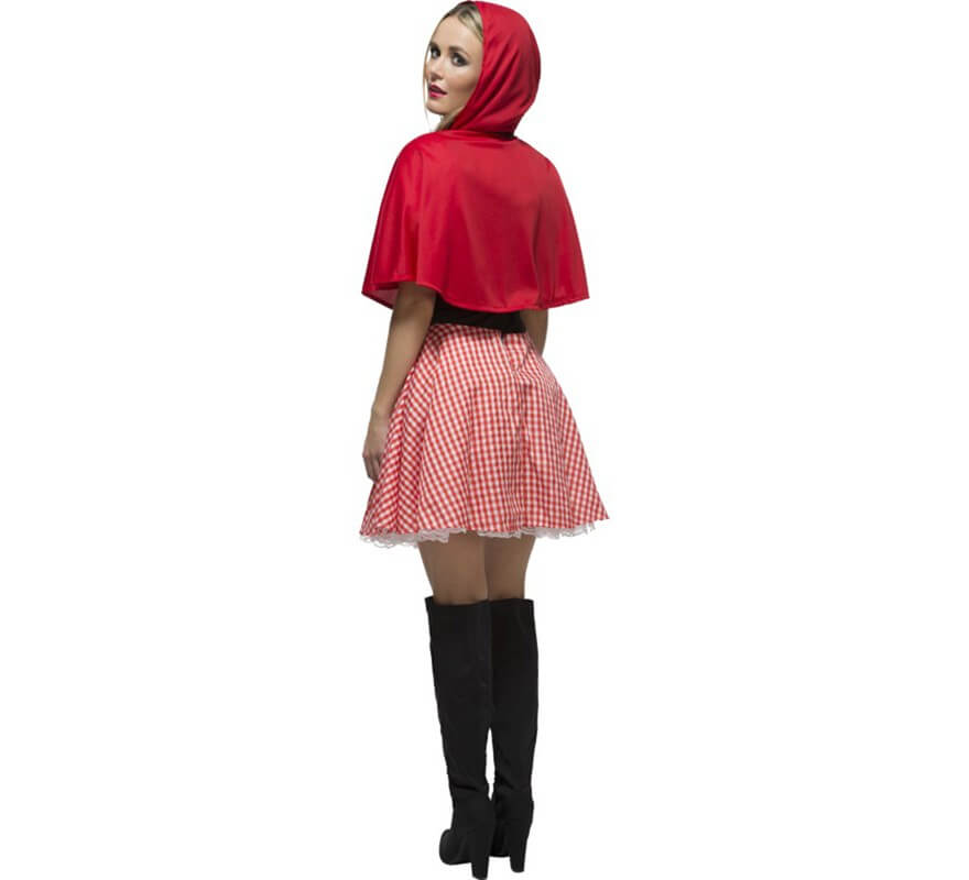 Rotkäppchenkorsett Kostüm für Damen-B