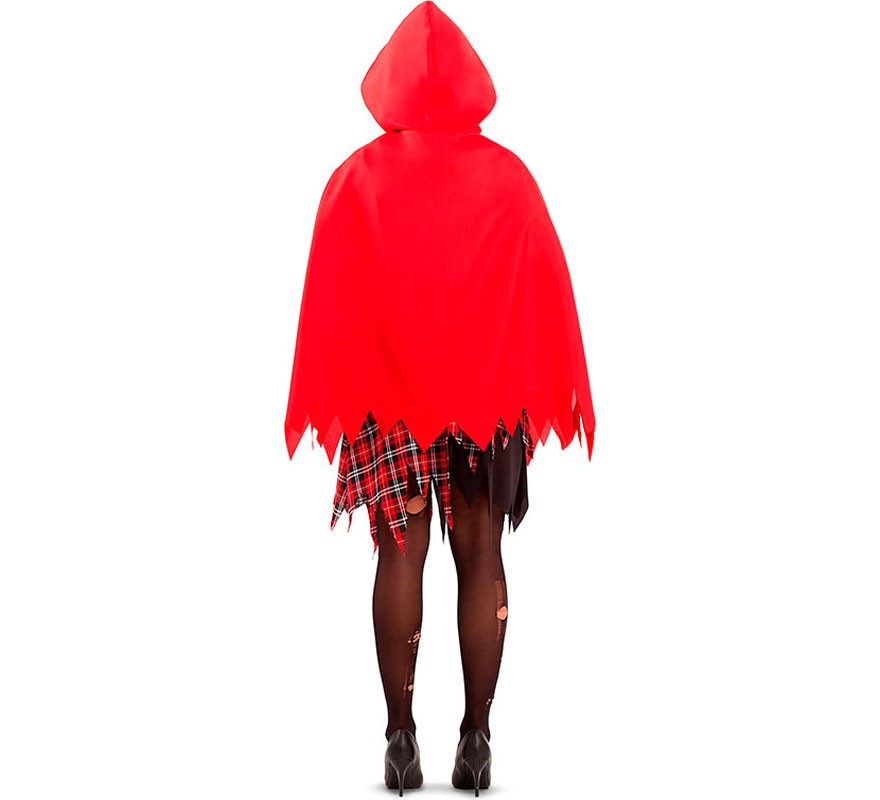 Disfraz de Caperucita Roja ensangrentada para mujer-B