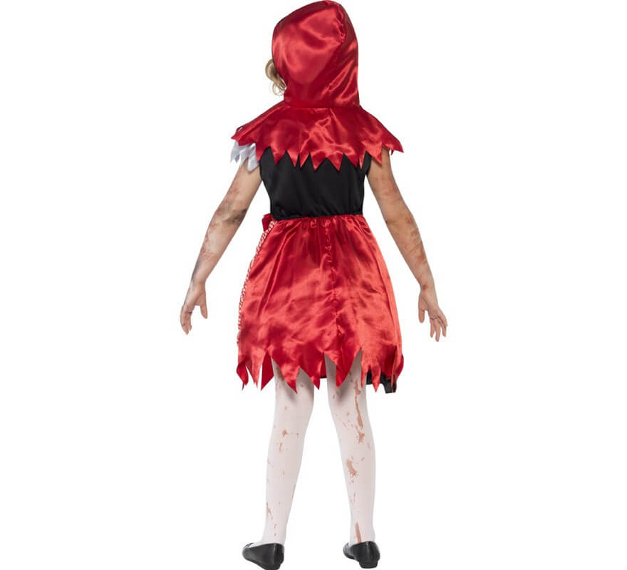 Costume di Cappuccetto rosso zombie per bambina-B