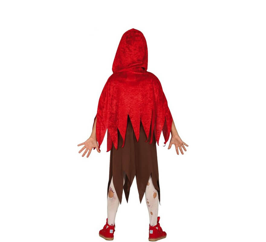 Costume da Cappuccetto rosso zombie per bambina-B