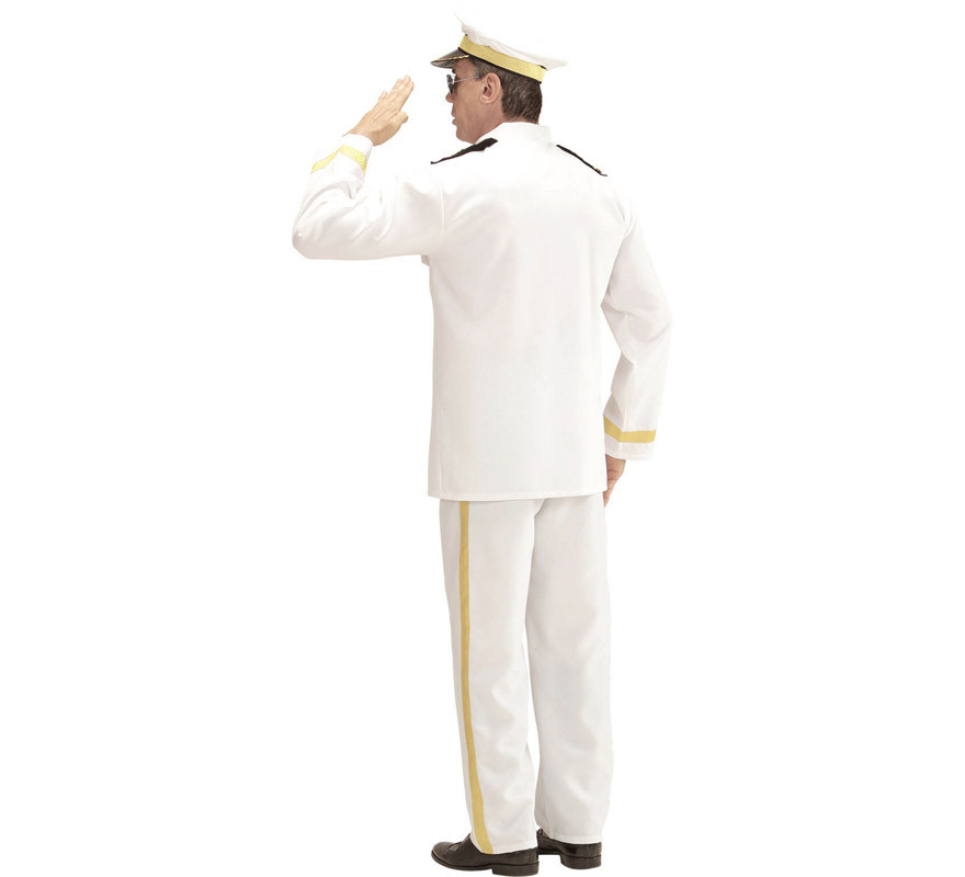 Fato de Capitão Marinheiro Moderno Masculino-B