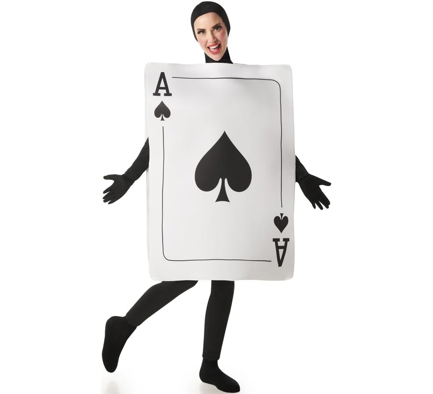 Ace of Spades Card Costume for Adults-B