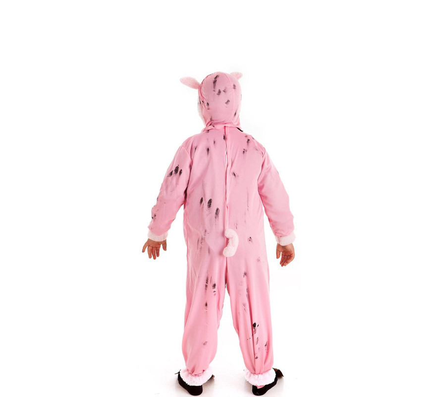 Costume da maiale zombie con trucco di Halloween per bambino-B