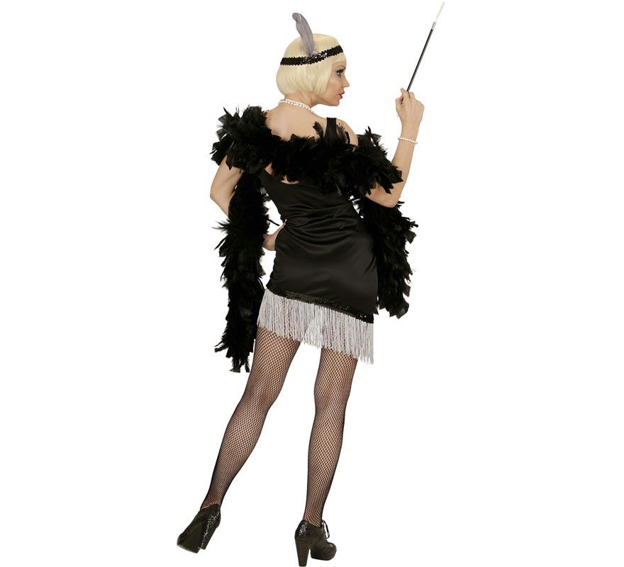 Women's grey fringe Charleston costume-B Women's grey fringe Charleston costume-B