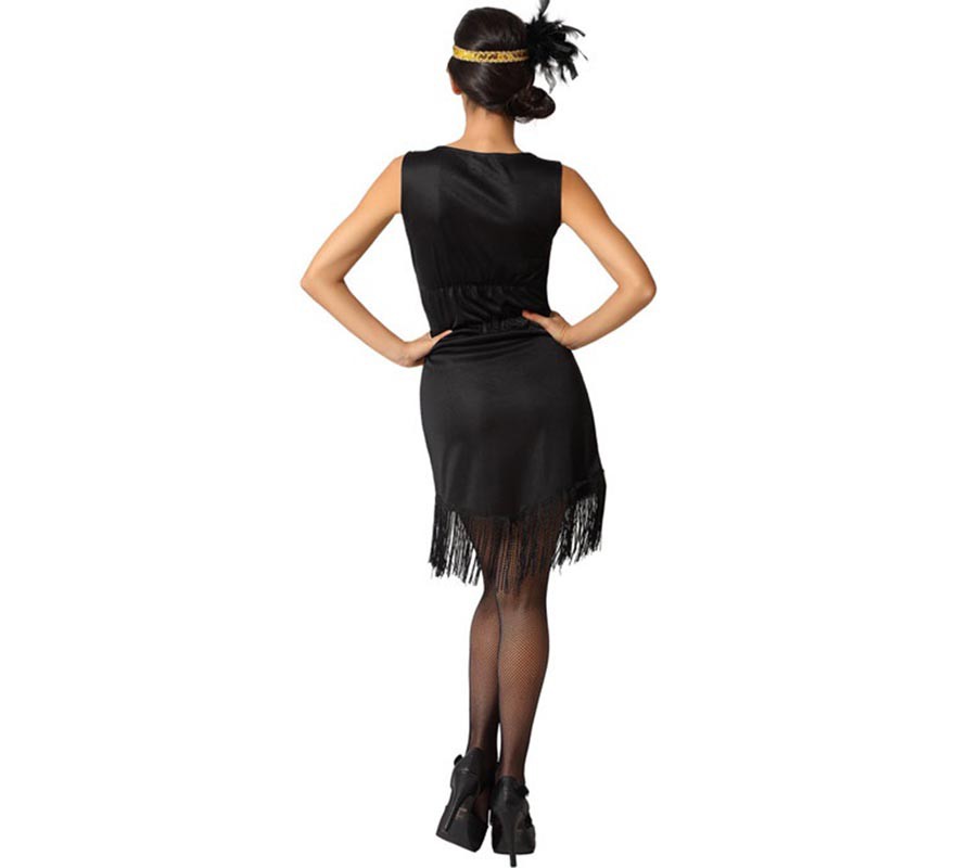 Charleston-Kostüm für Damen Black and Gold-B