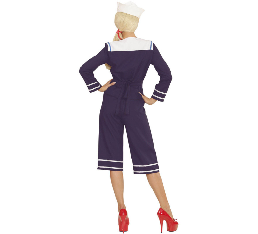 50er Jahre Pin Up Sailor Girl Kostüm für Damen-B