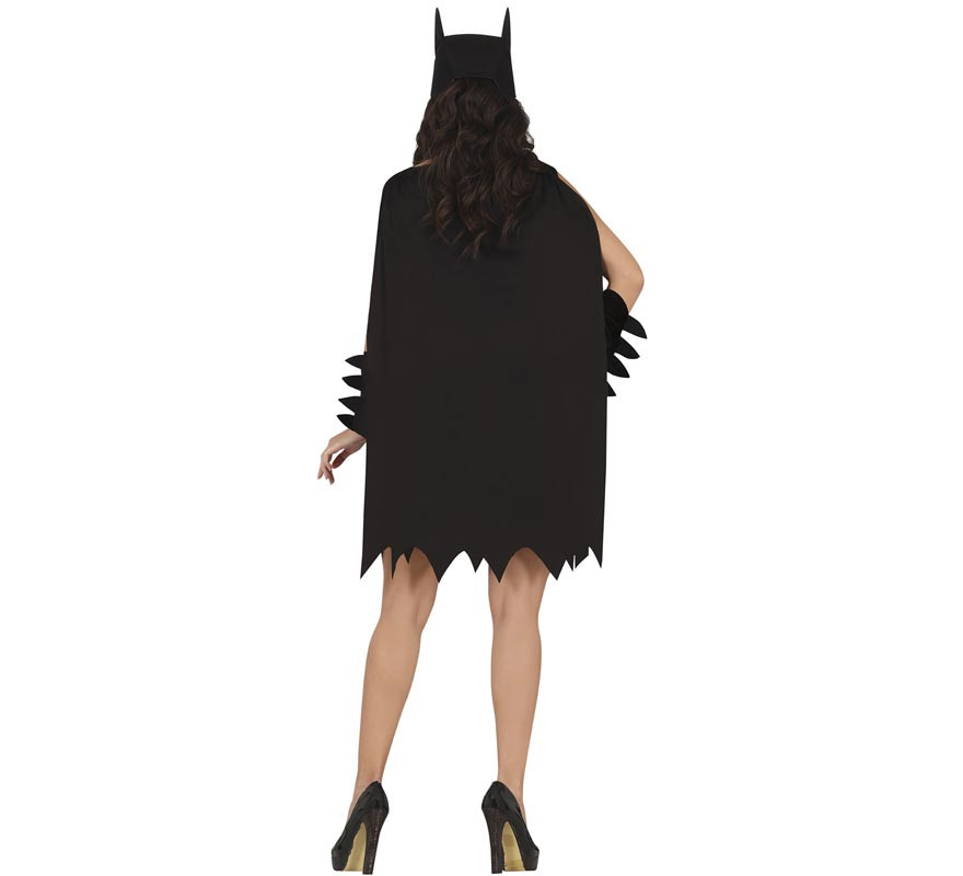 Fato de menina morcego em quadrinhos para mulher-B