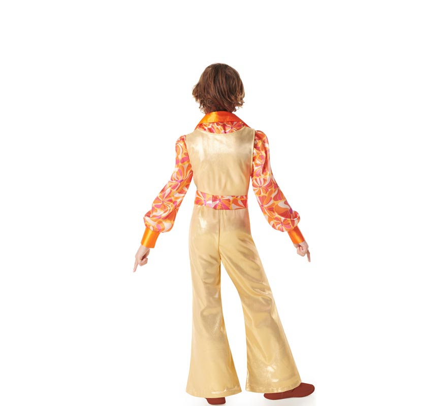 70s Gold Disco Boy Costume for Boys-B