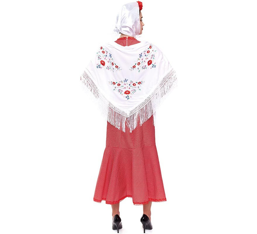 Disfraz de Chulapa rojo para mujer-B