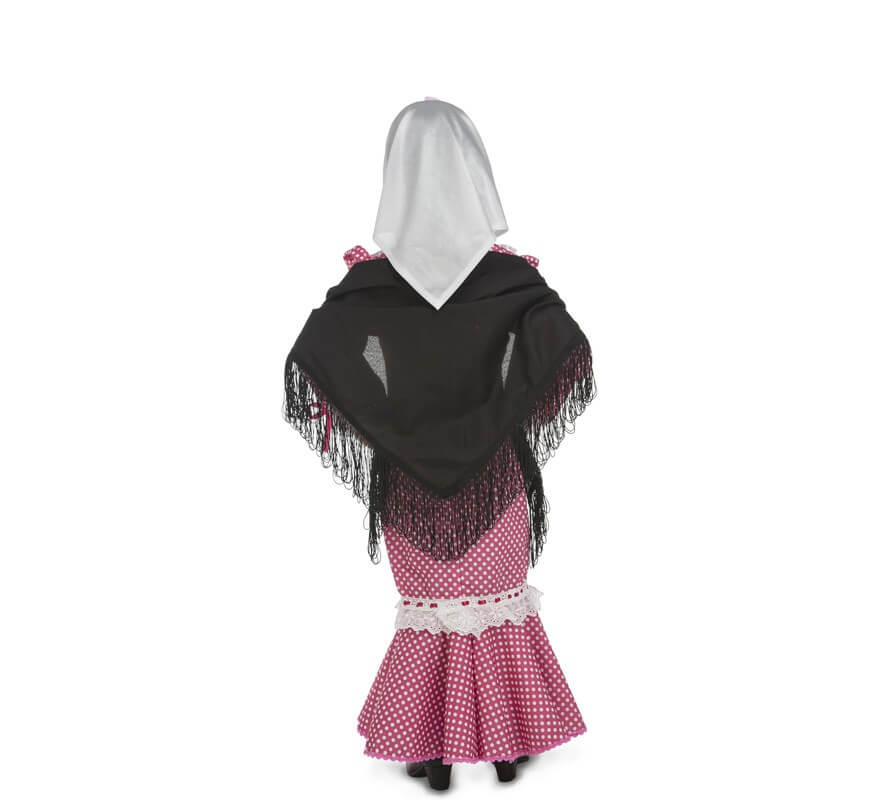Costume di chulapa rosa per bambino-B