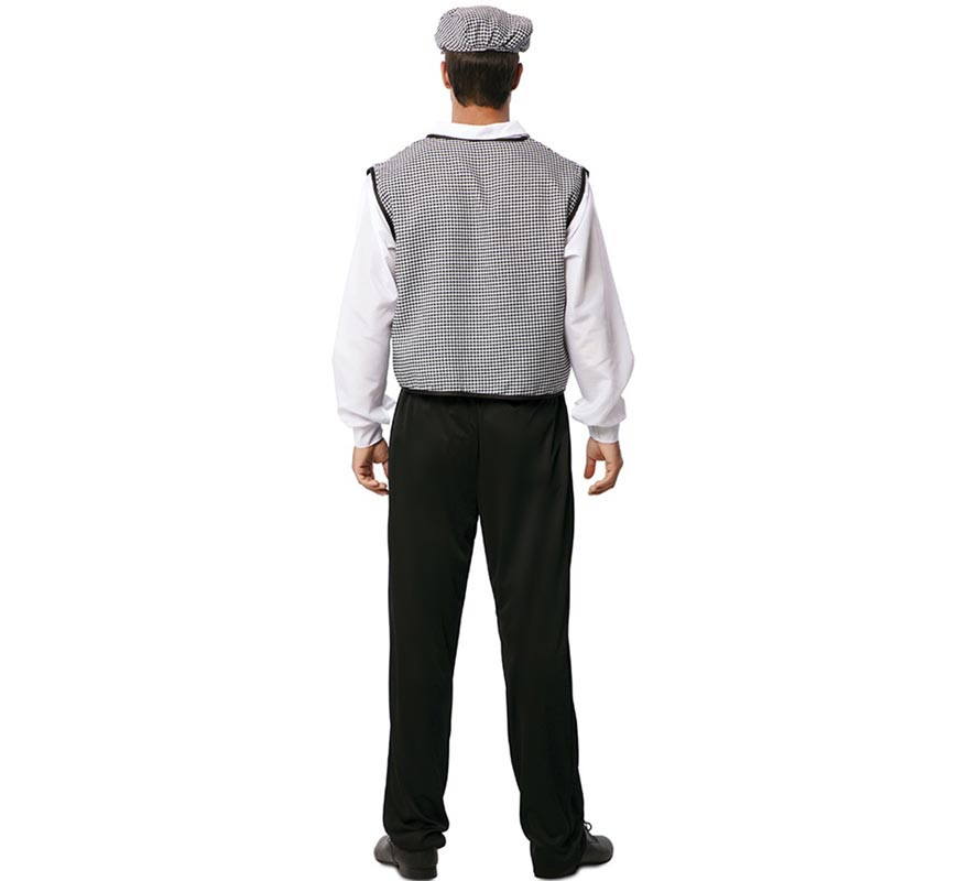 Chulapo Madrile�o costume in grey with hat for men-B