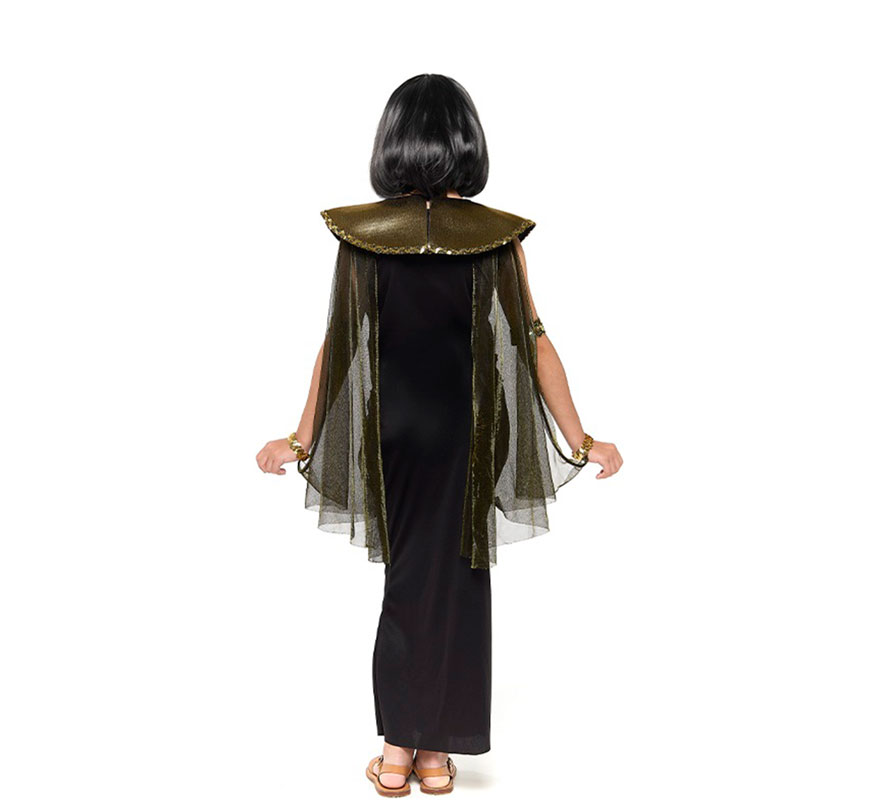Disfraz de Cleopatra negro para niña-B
