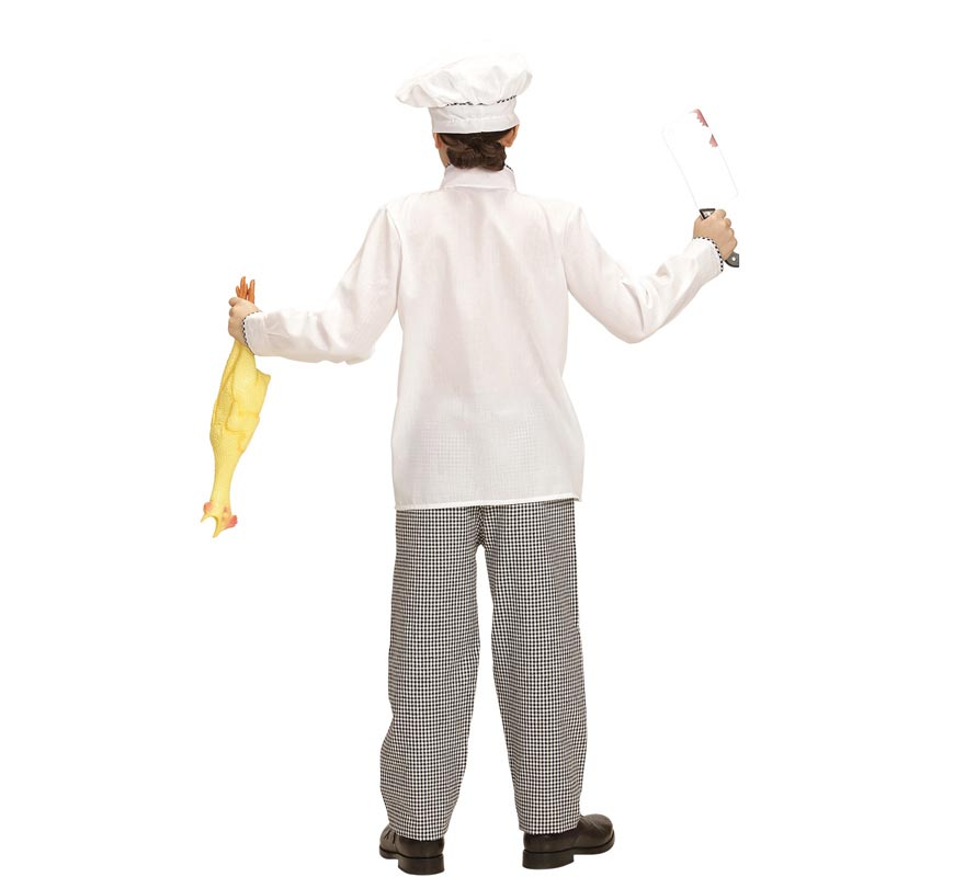 Fato de chef branca para crianças-B