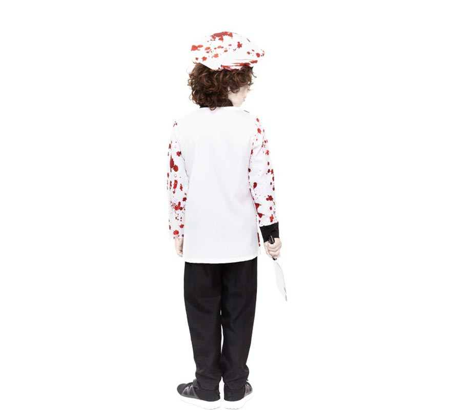 Costume da cuoco zombie per bambini-B