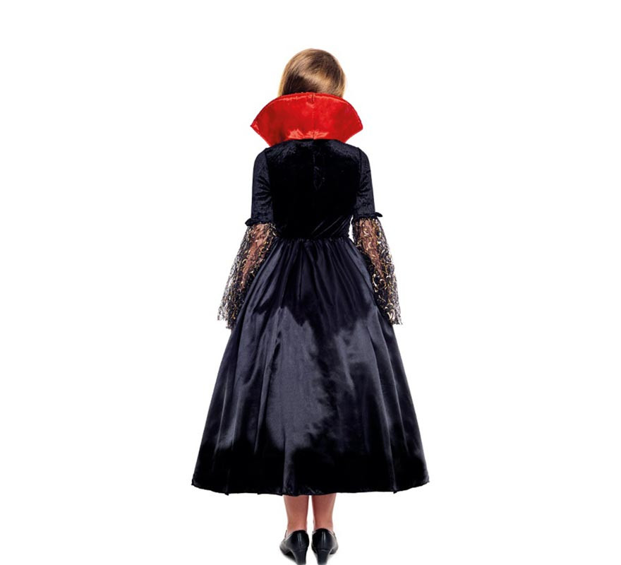 Disfraz de Condesa Vampira Gótica para niña-B