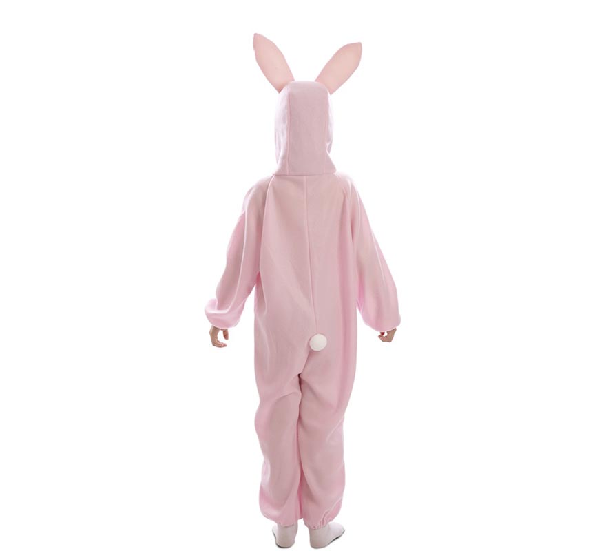 Fato de coelho rosa para crianças-B