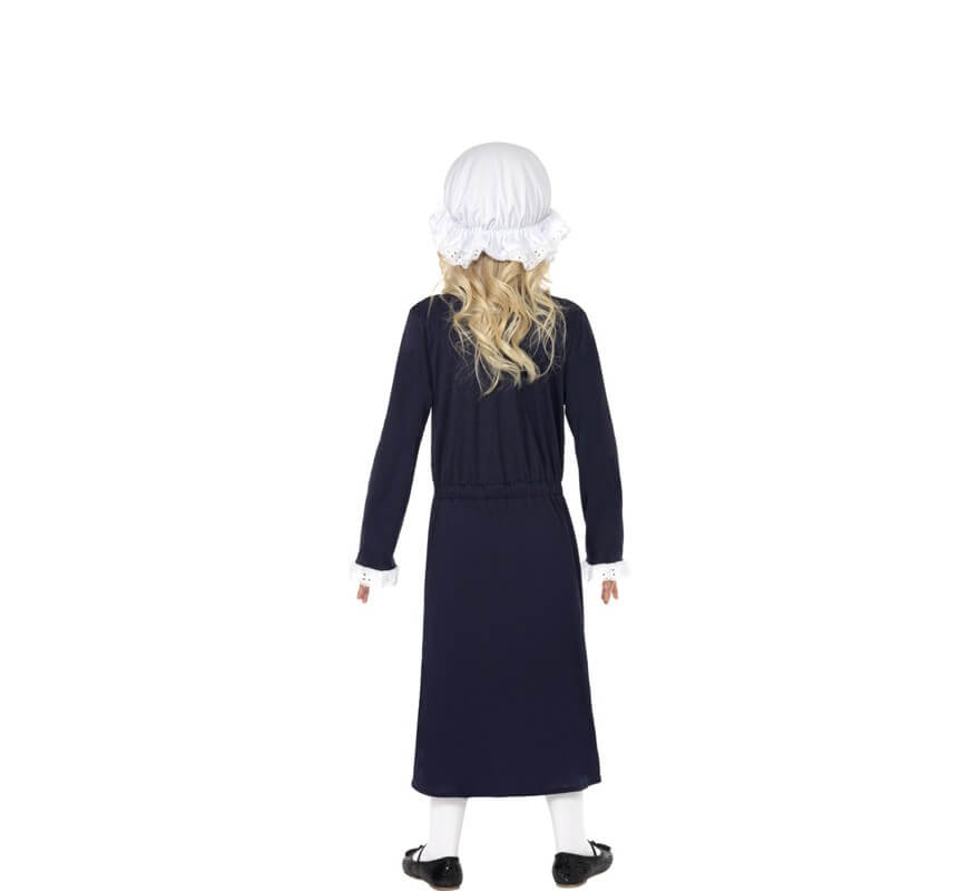 Viktorianisches Dienstmädchenkostüm für Mädchen-B