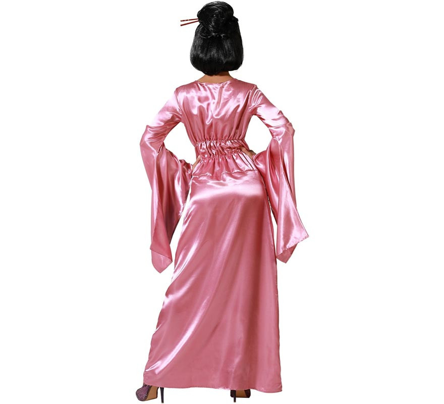 Rosafarbenes Kimono-Kostüm „Chinesische Dame“ für Damen-B