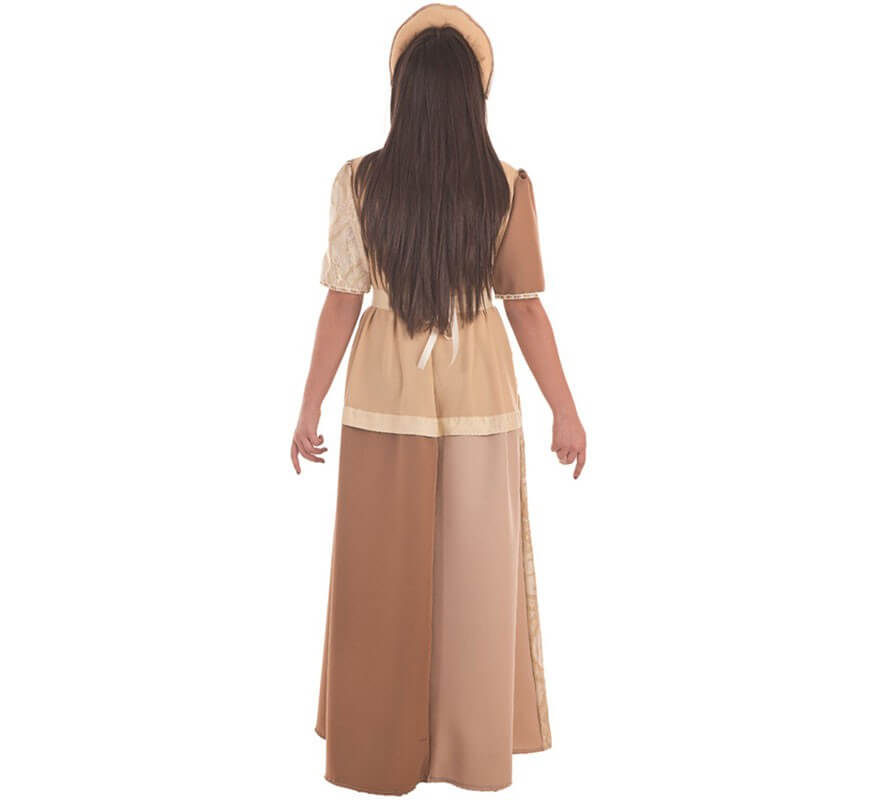 Costume da Dama medievale marrone per donna