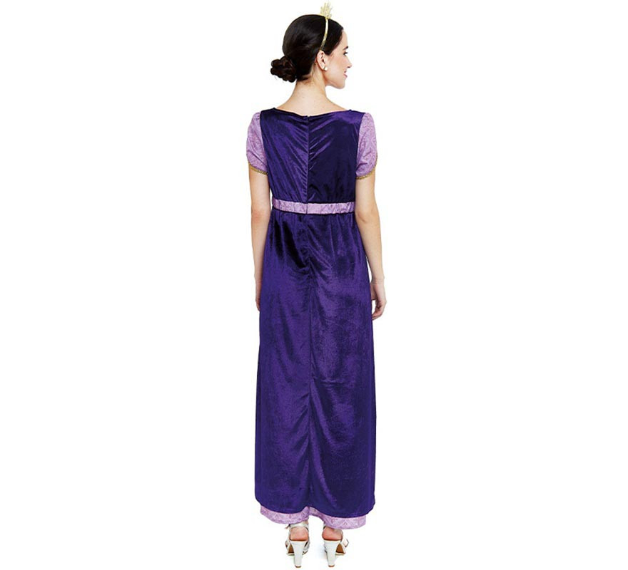 Costume da Dama Medievale viola e lilla per donna-B